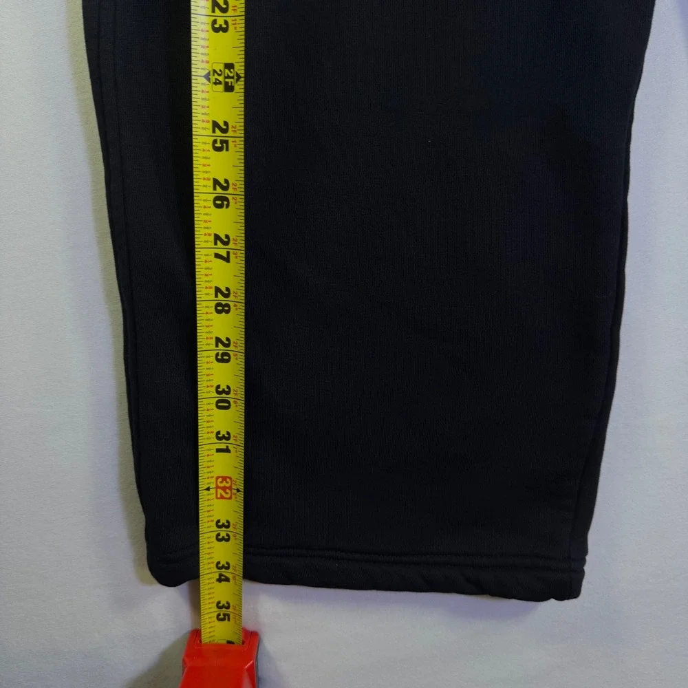Jordan Flight Fleece Cargo Pants Unisex XL Black Wide Leg Cropped FB7012-010